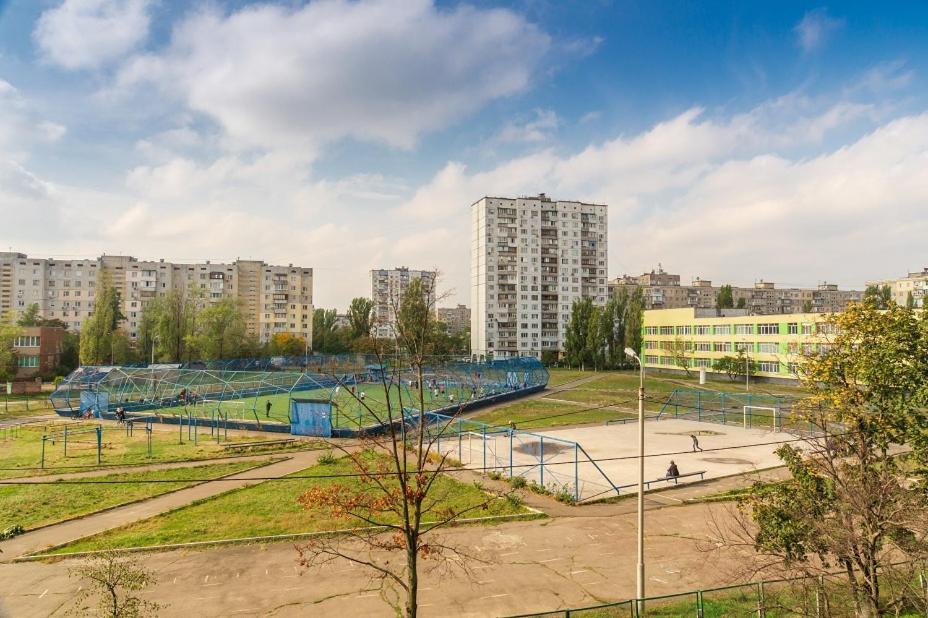 קייב Квартира По Адресу Приозерная 8 Б Оболонь מראה חיצוני תמונה